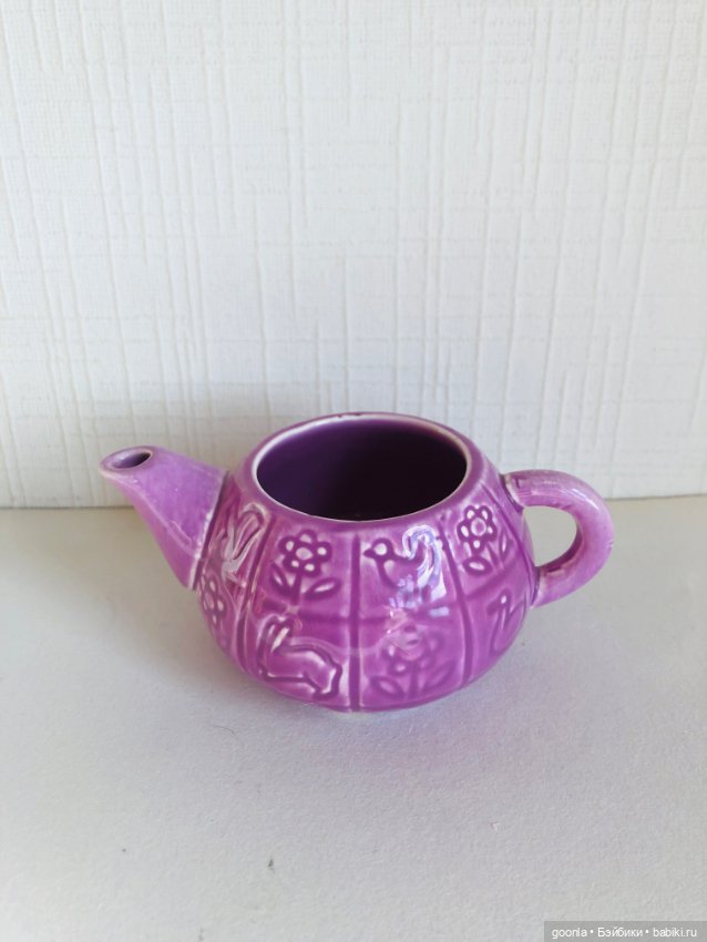 Керамический чайник для больших кукол (фото 2)