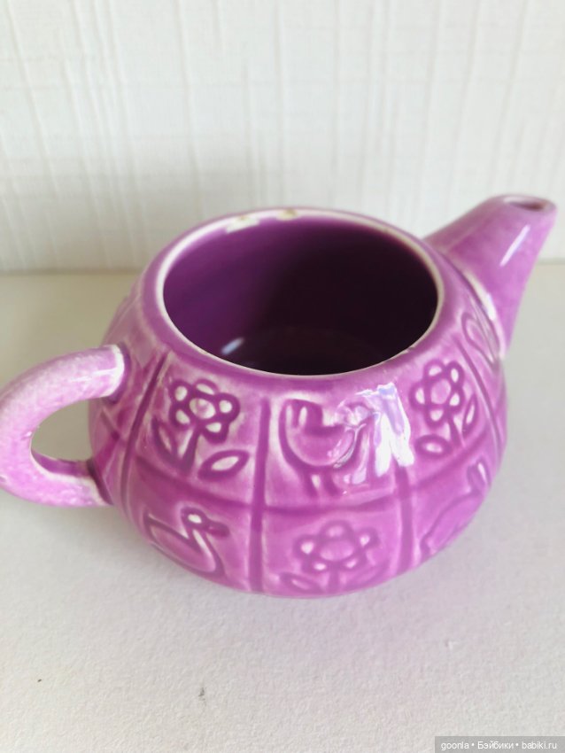 Керамический чайник для больших кукол (фото 6)