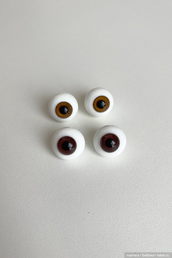 Глаза стеклянные для кукол 16 мм