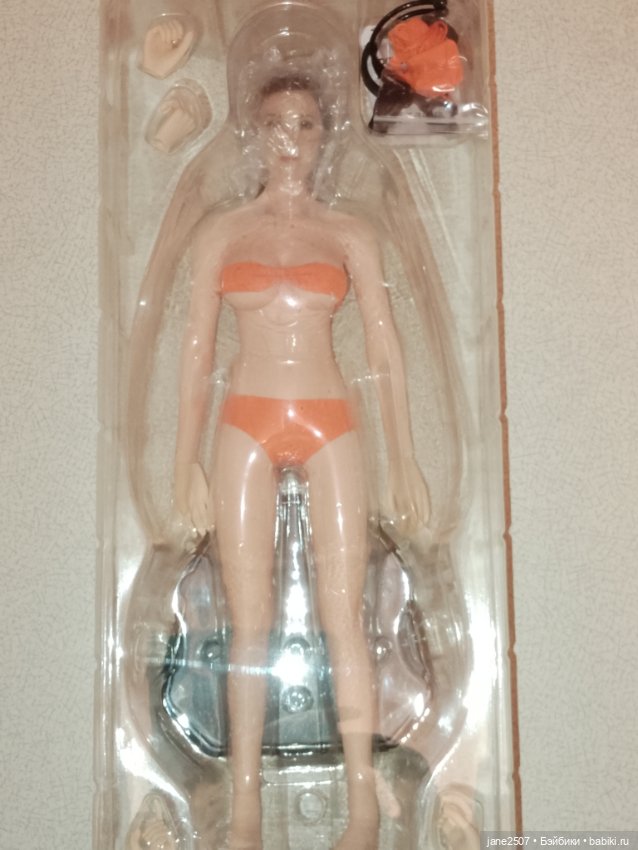 Бесшовная шарнирная кукла Фицен Phicen pllb2014-S07 (большой бюст) NRFB (фото 7)