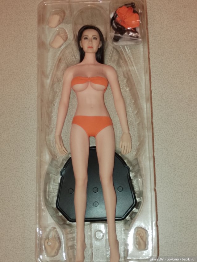 Бесшовная шарнирная кукла Фицен Phicen pllb2014-S07 (большой бюст) NRFB