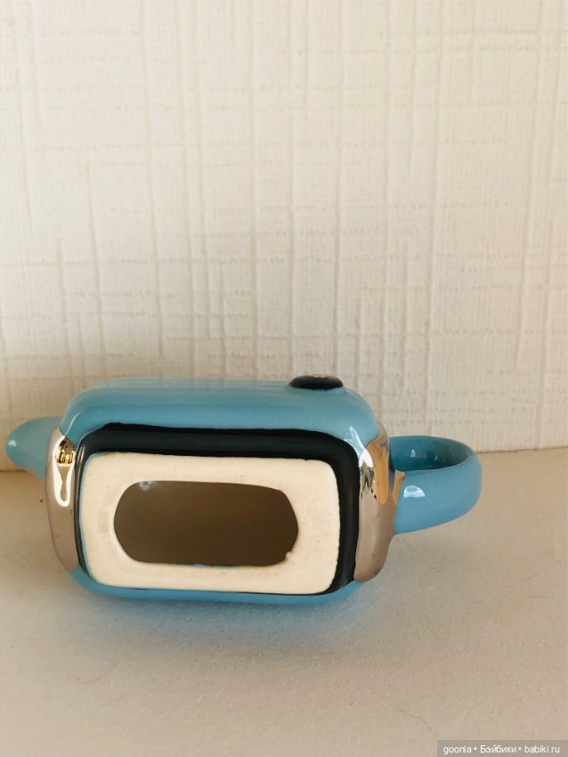 Керамический чайник для больших кукол (фото 6)