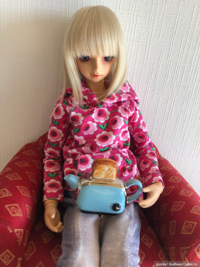 Керамический чайник для больших кукол