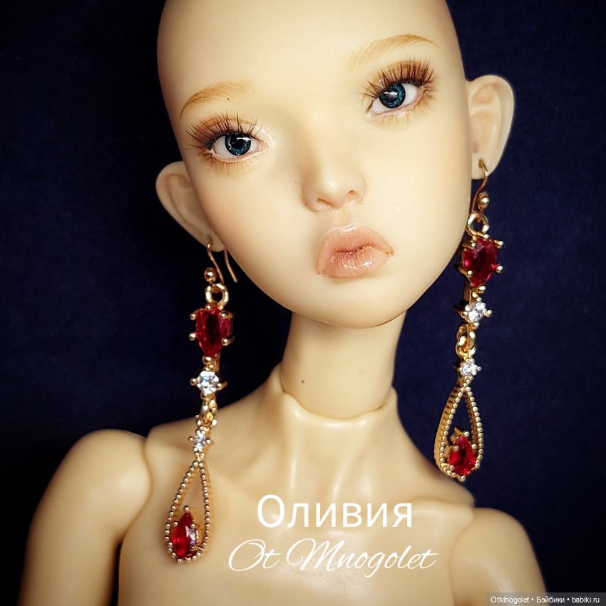 Серьги для кукол Рopovy, Tonner, Barbi (фото 6)