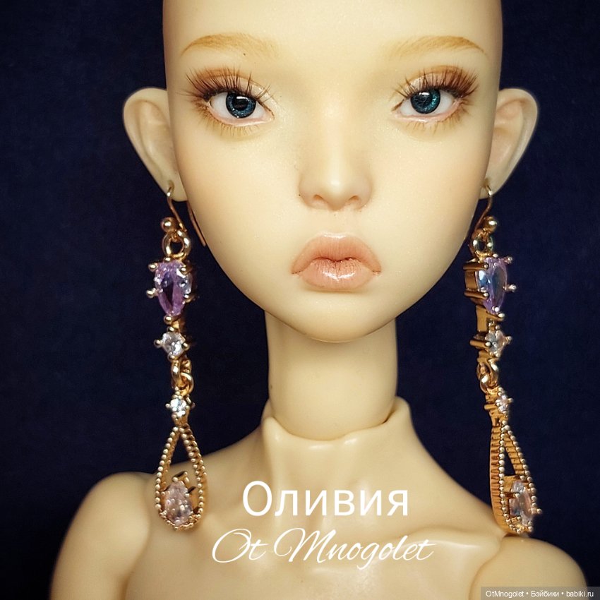 Серьги для кукол Рopovy, Tonner, Barbi