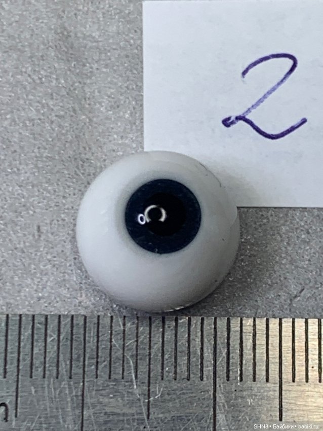 Глаза для кукол стекло 12 мм (фото 6)