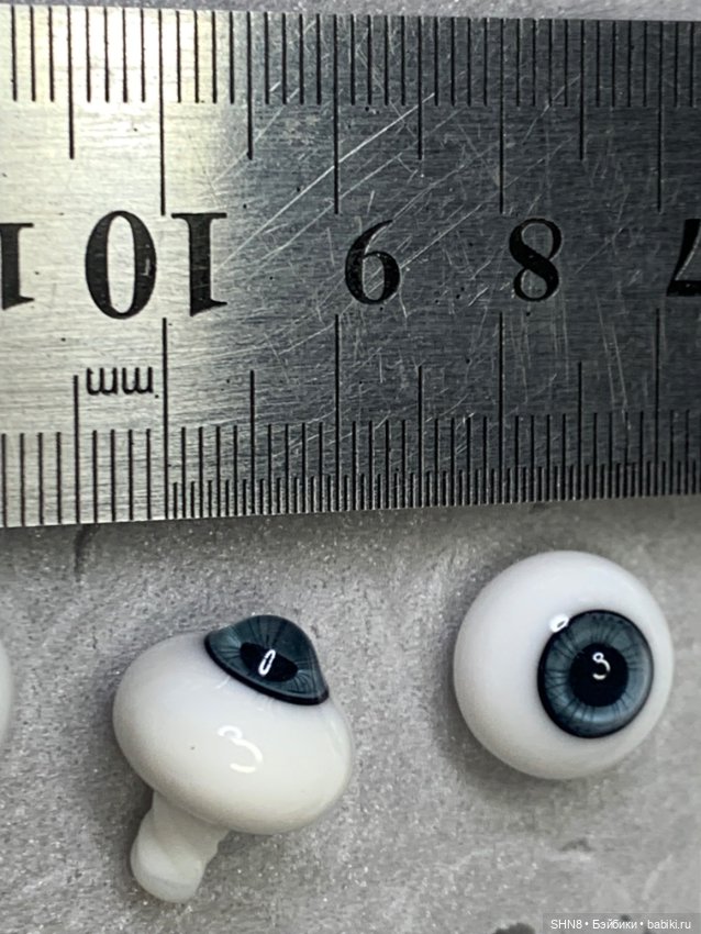 Глаза стекло 14 мм — Глаза для кукол (фото 5)