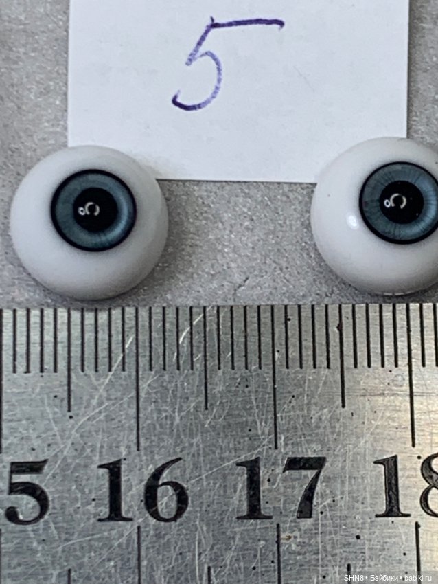 Глаза для кукол стекло 12 мм