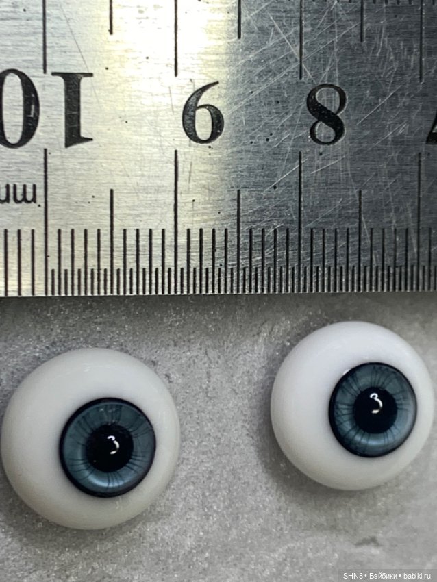 Глаза стекло 14 мм — Глаза для кукол (фото 4)