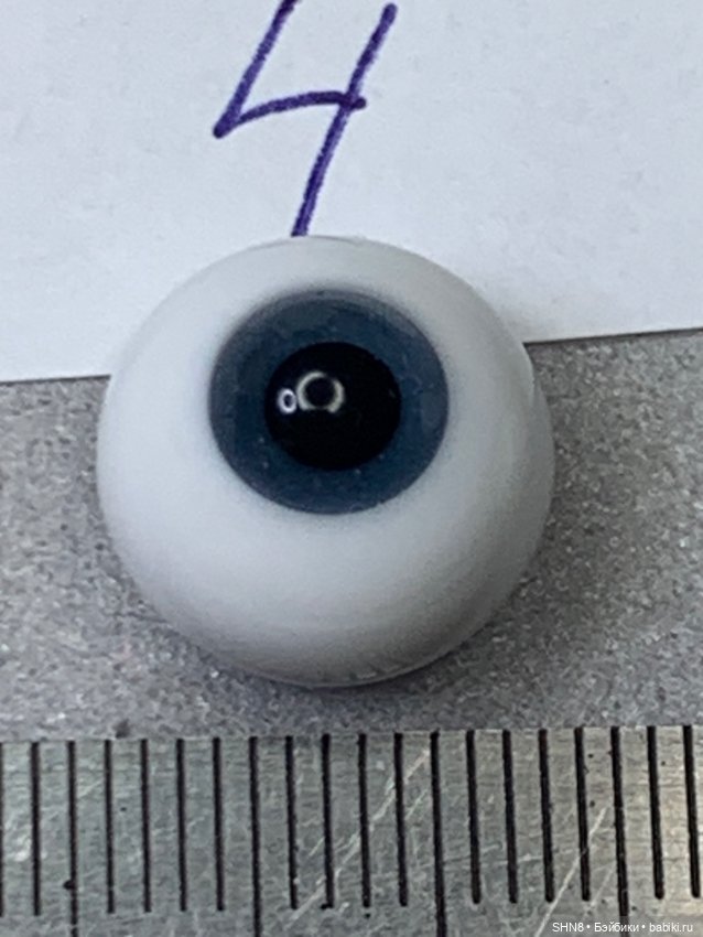 Глаза для кукол стекло 12 мм (фото 10)