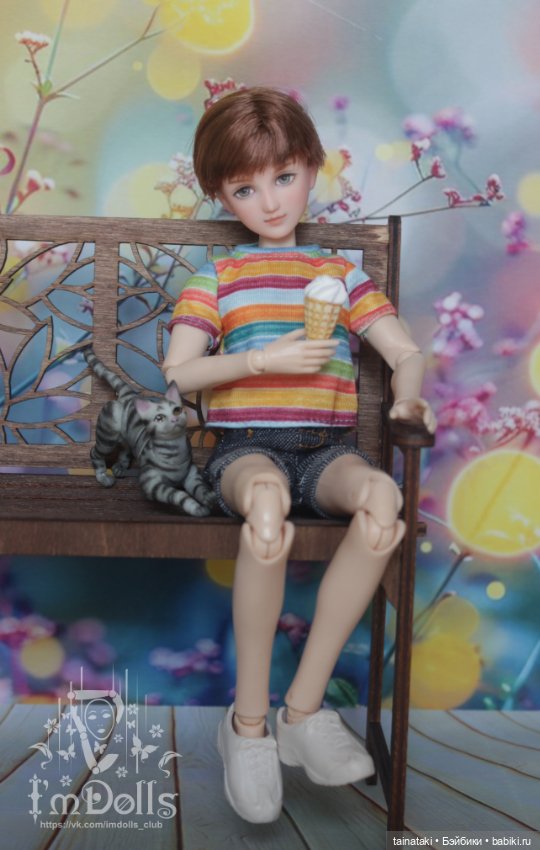 Кукла мальчик Ликка ООАК на теле ymy 25 (фото 4)