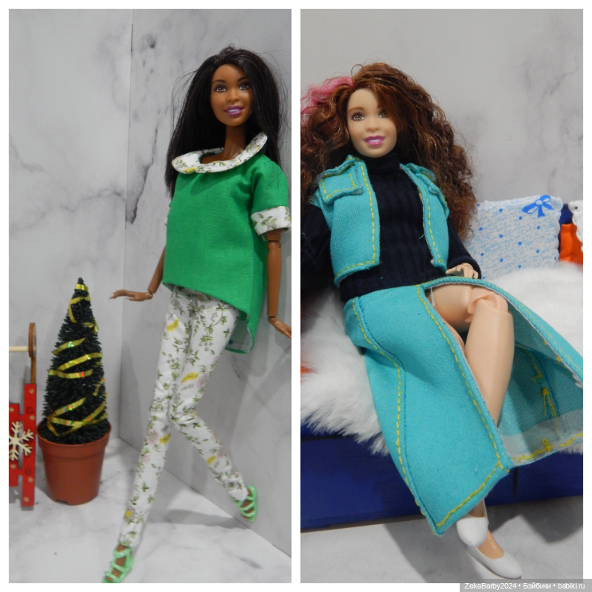 Белье для экшен и одежда для Барби (фото 10)