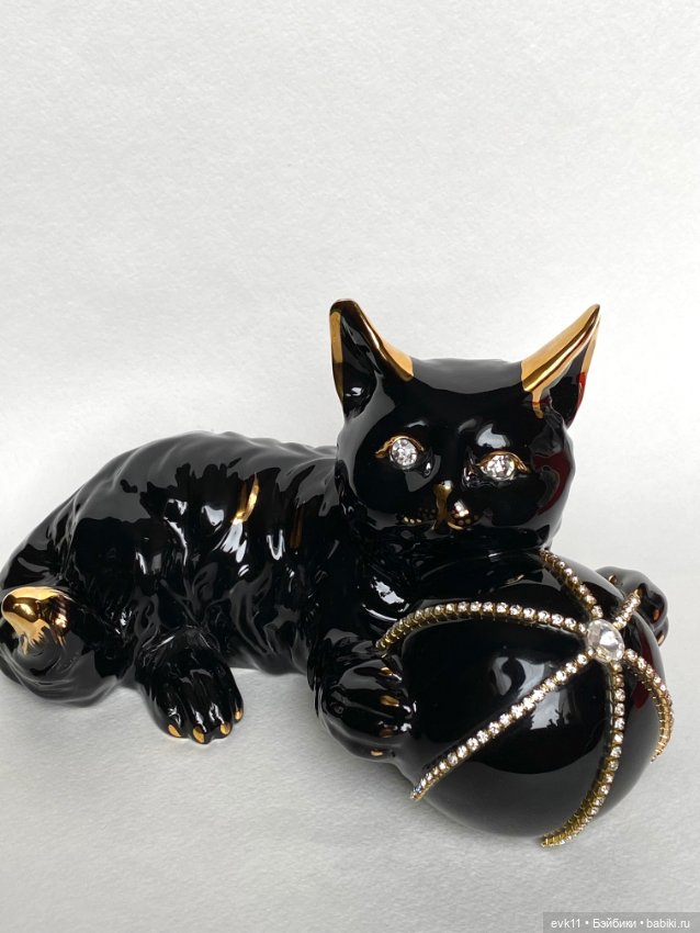 Фарфоровая фигурка Lefard Кошка с клубком (фото 3)