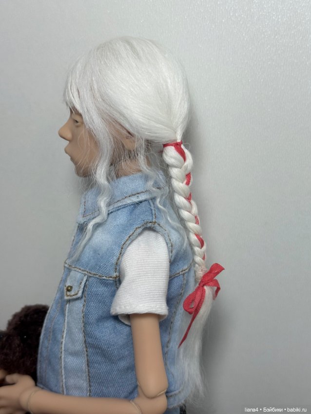 Парик на птичку Лору — Парики для BJD (фото 6)
