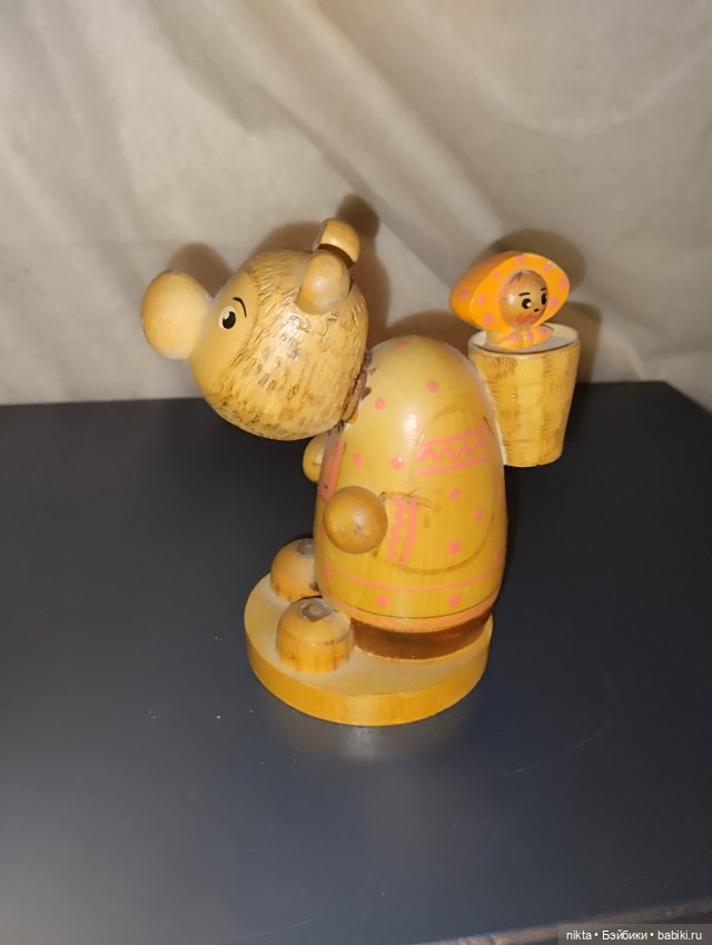 Игрушка СССР Маша и медведь