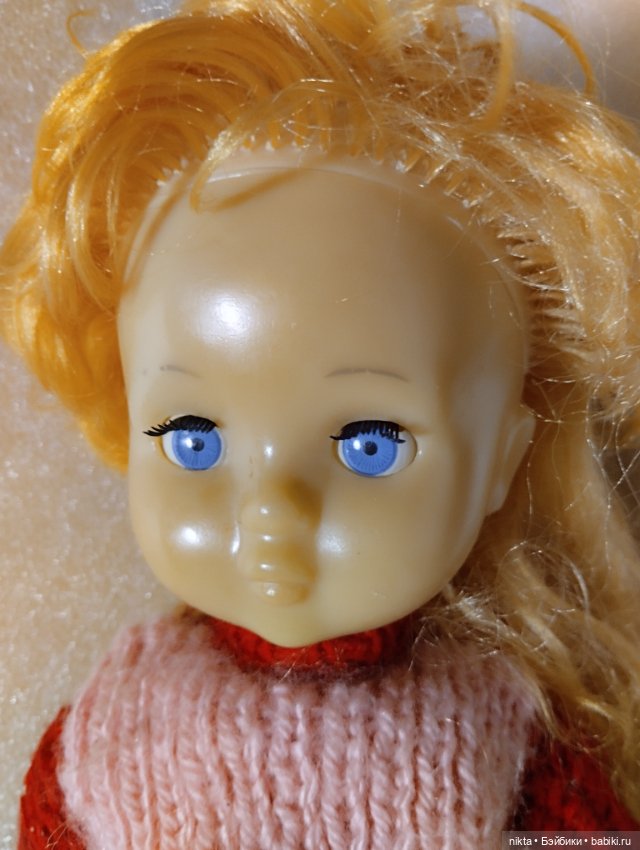 Кукла СССР Синеглазая рыжуля (фото 2)