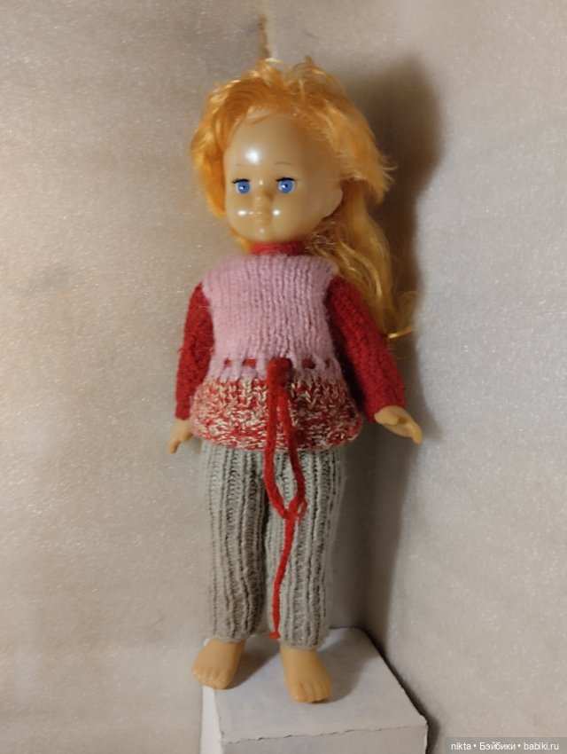 Кукла СССР Синеглазая рыжуля