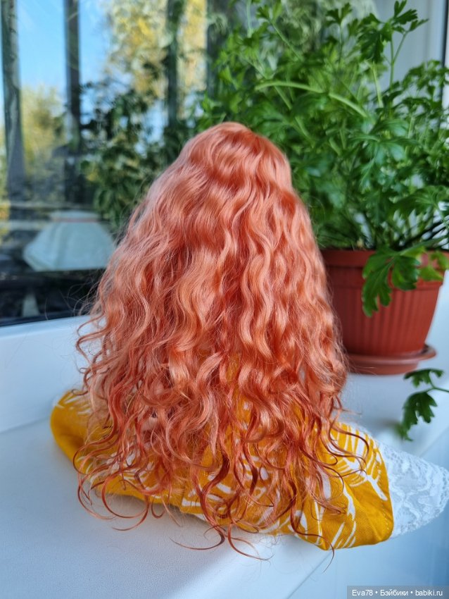 Парик натуральный для куклы Иден (фото 5)