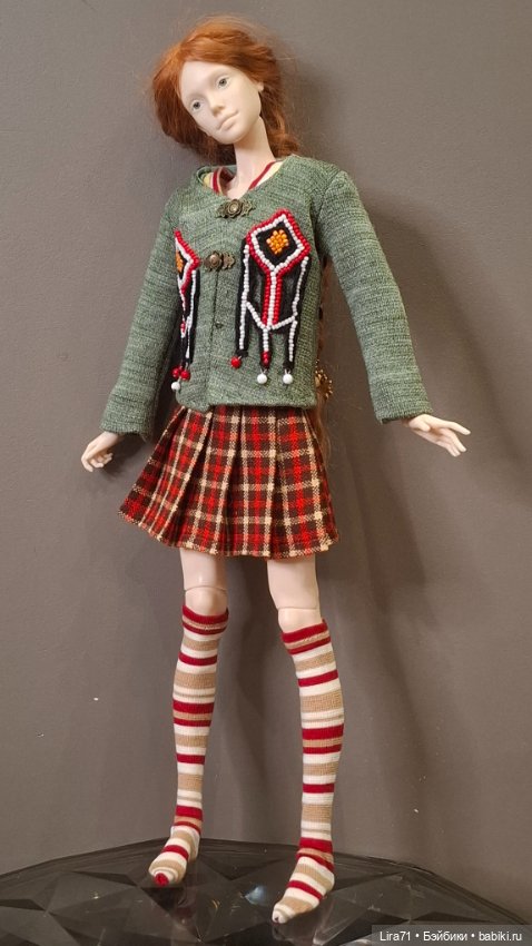 Кардиган на девочек1/4 — Одежда для BJD (фото 6)