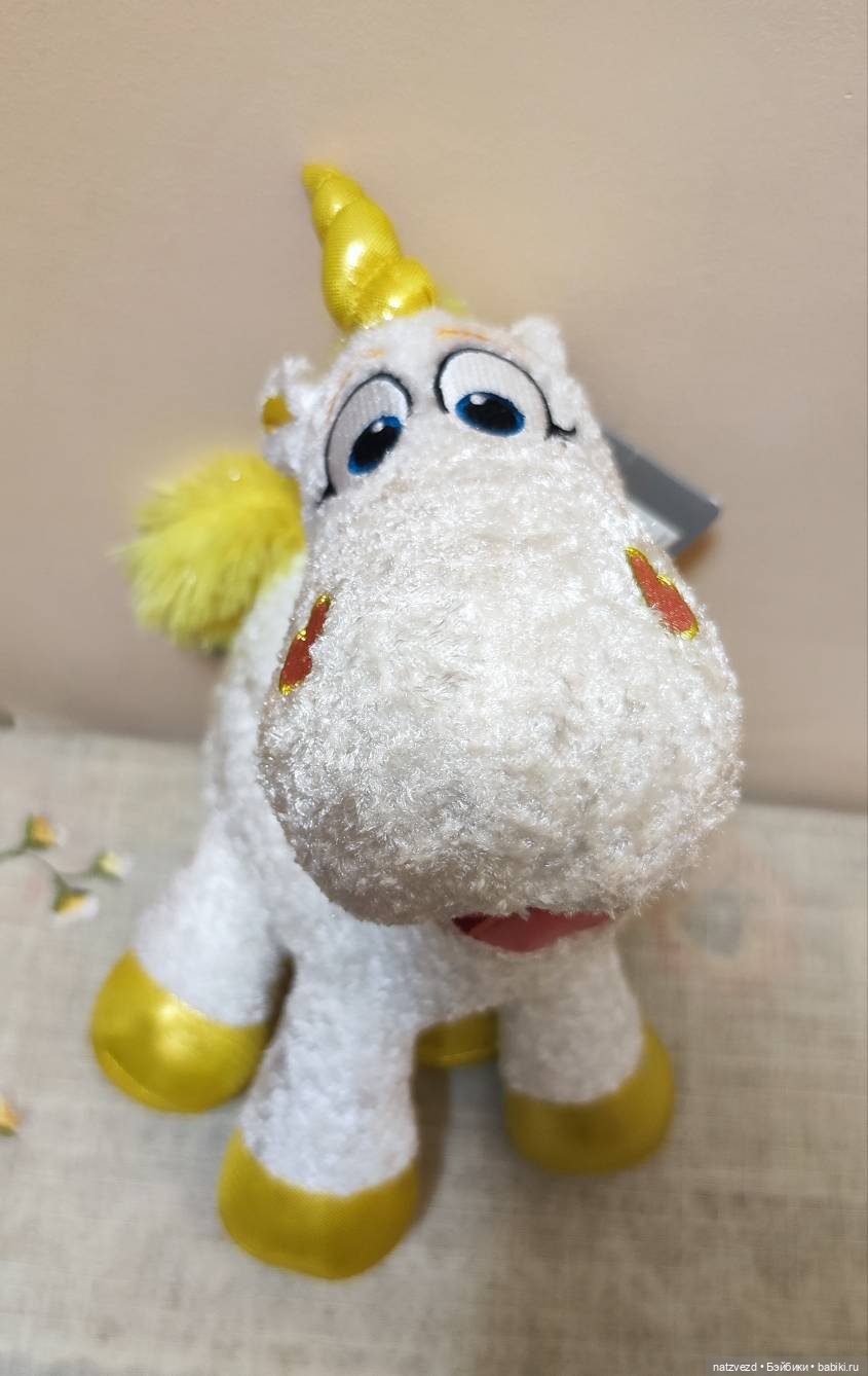 Плюшевый единорог Лютик из мультфильма "История игрушек/Toy Story" (фото 5)