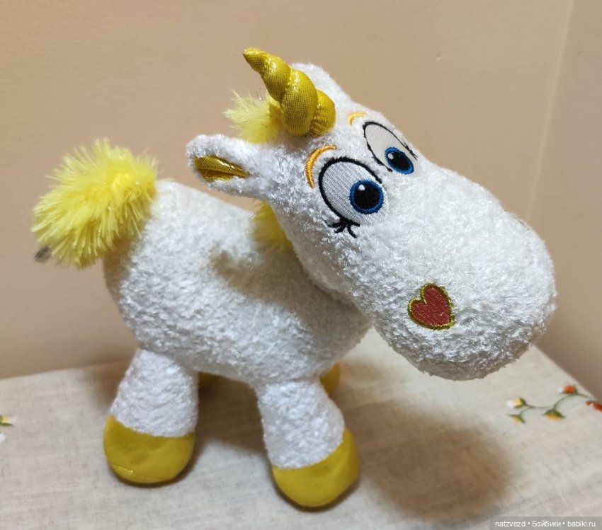 Плюшевый единорог Лютик из мультфильма "История игрушек/Toy Story" (фото 2)