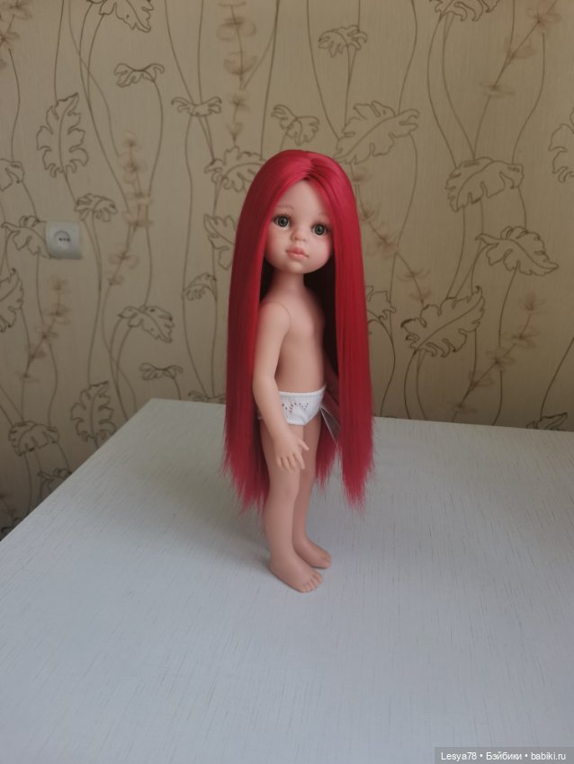 Кристи, прошитая искусственными трессами красного цвета, Паола рейна (фото 6)