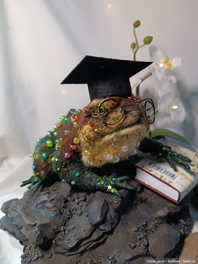 Мудрая жаба — Авторские игрушки (фото 8)
