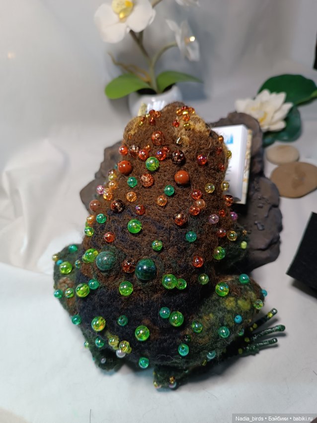 Мудрая жаба — Авторские игрушки (фото 10)