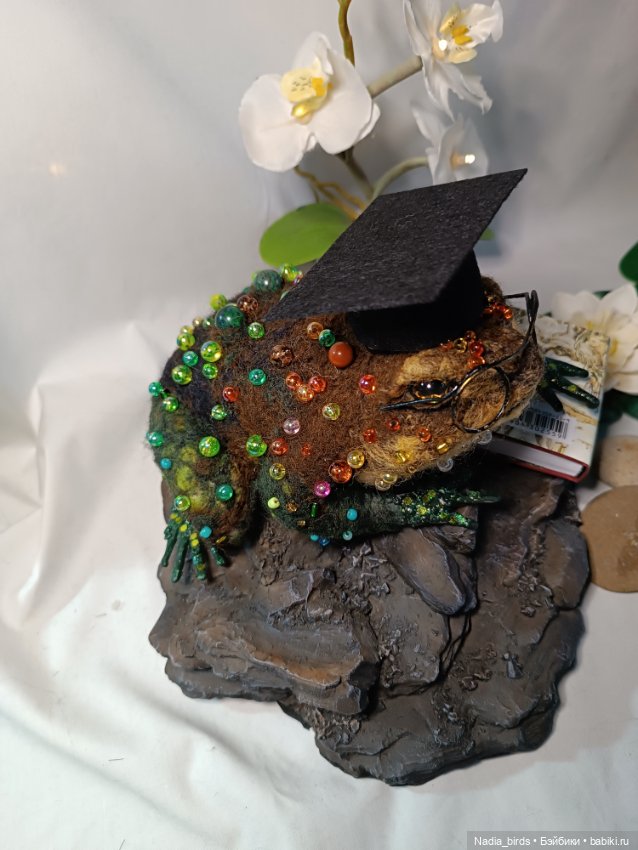 Мудрая жаба — Авторские игрушки