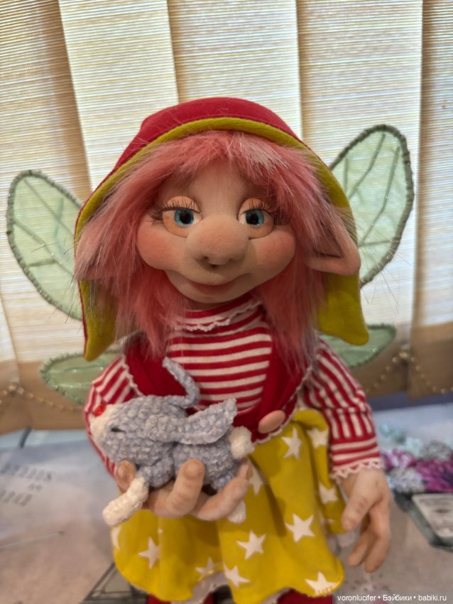 Кукла в скульптурно-каркасной технике (фото 3)