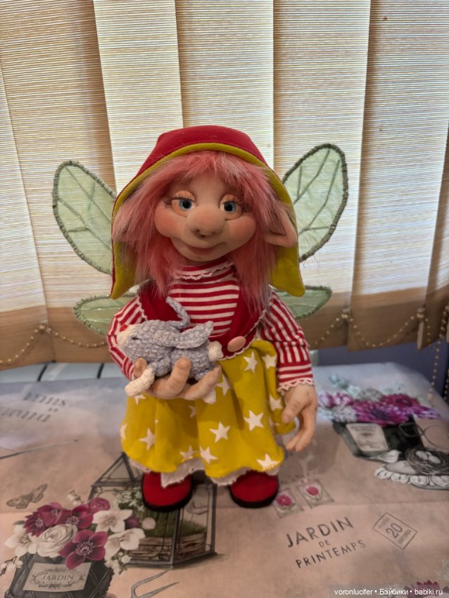 Кукла в скульптурно-каркасной технике