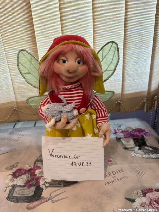 Кукла в скульптурно-каркасной технике (фото 2)