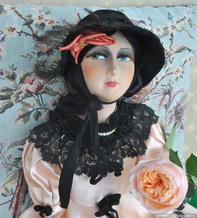 Будуарная антикварная кукла Арт-Деко (фото 7)