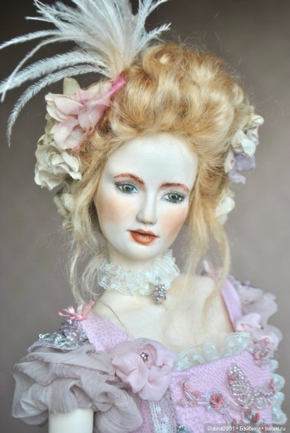 Авторская кукла из фарфора Мария