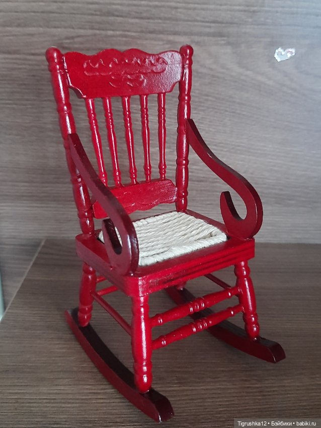 Кресло-качалка — Миниатюра для кукол (фото 2)