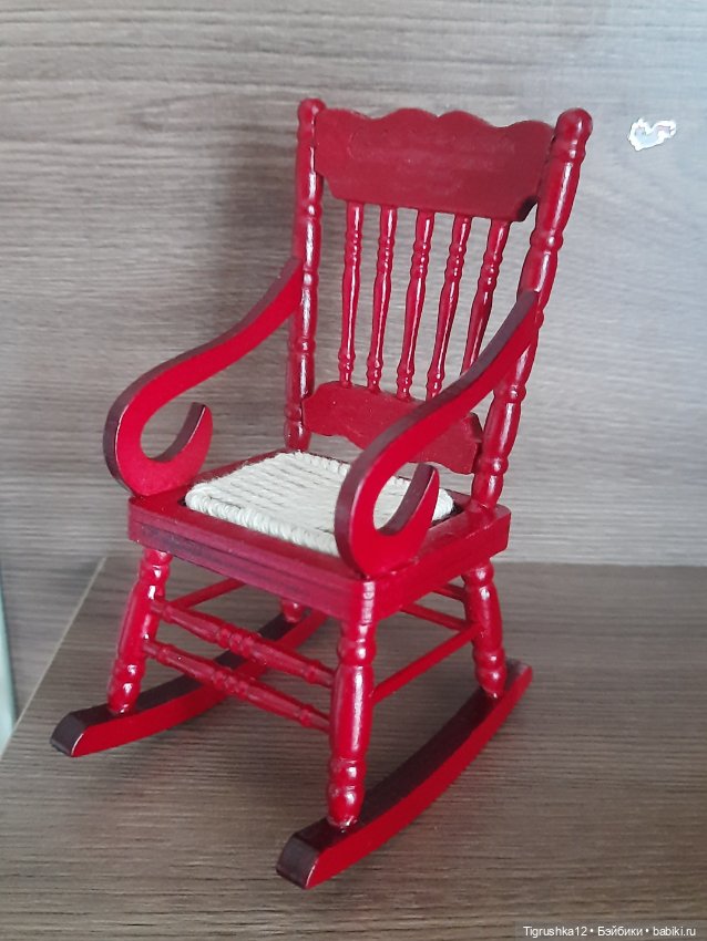 Кресло-качалка — Миниатюра для кукол