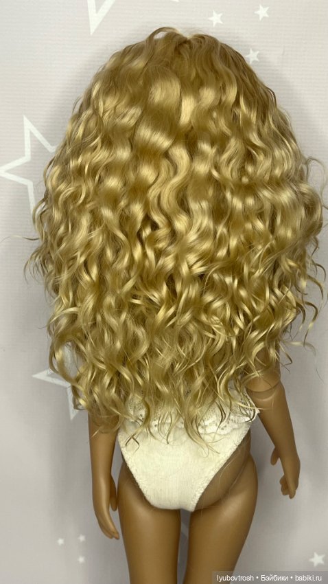 Парик натуральный для Руби ред