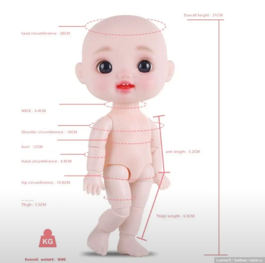 Шарнирная куколка — Шарнирные куклы (не BJD) (фото 3)