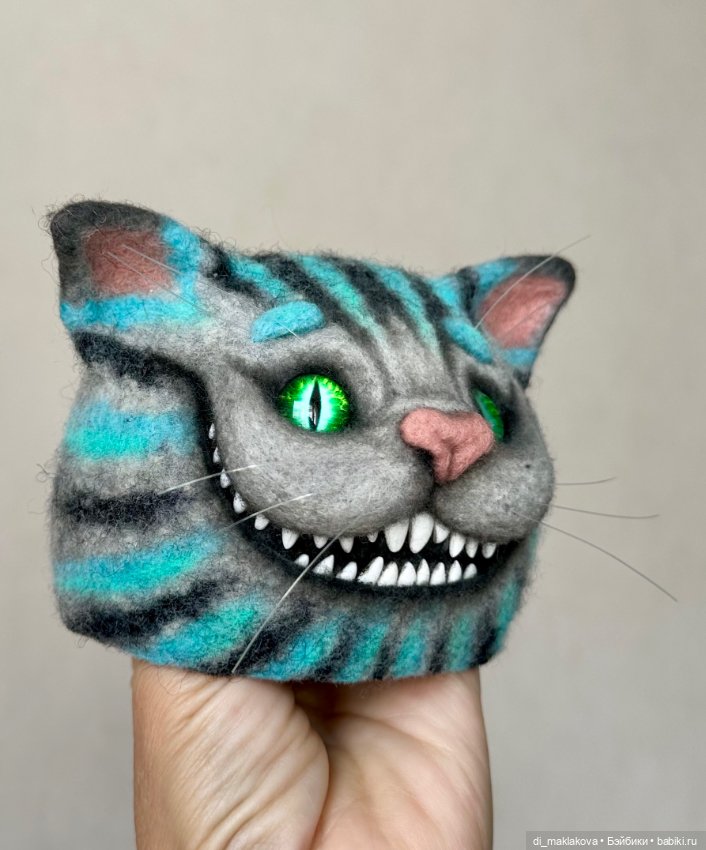 Шапка для кукол Чеширский кот (фото 5)