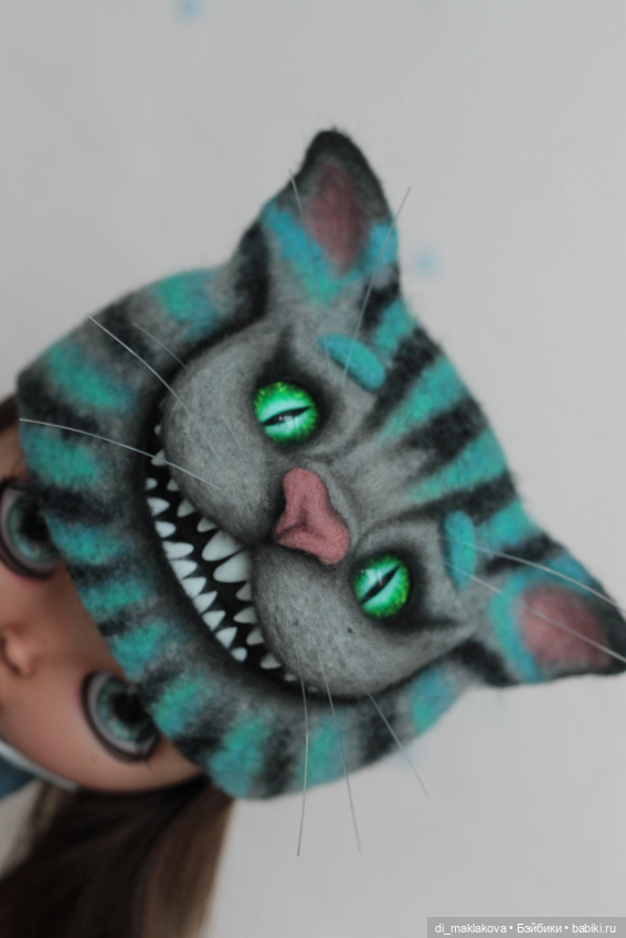 Шапка для кукол Чеширский кот (фото 2)