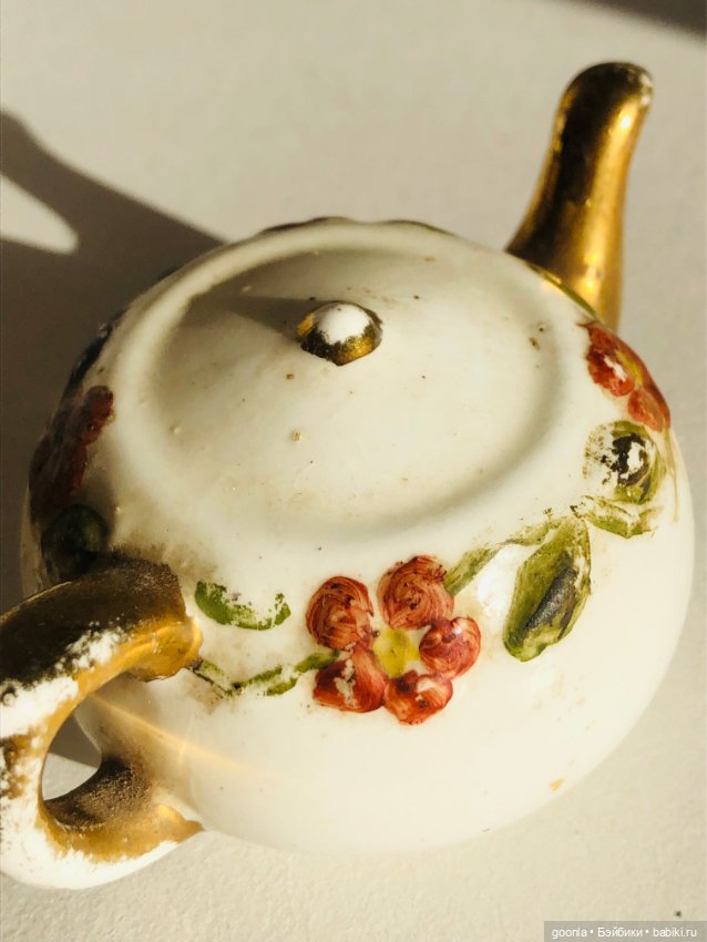 Керамический чайник для больших кукол (фото 6)