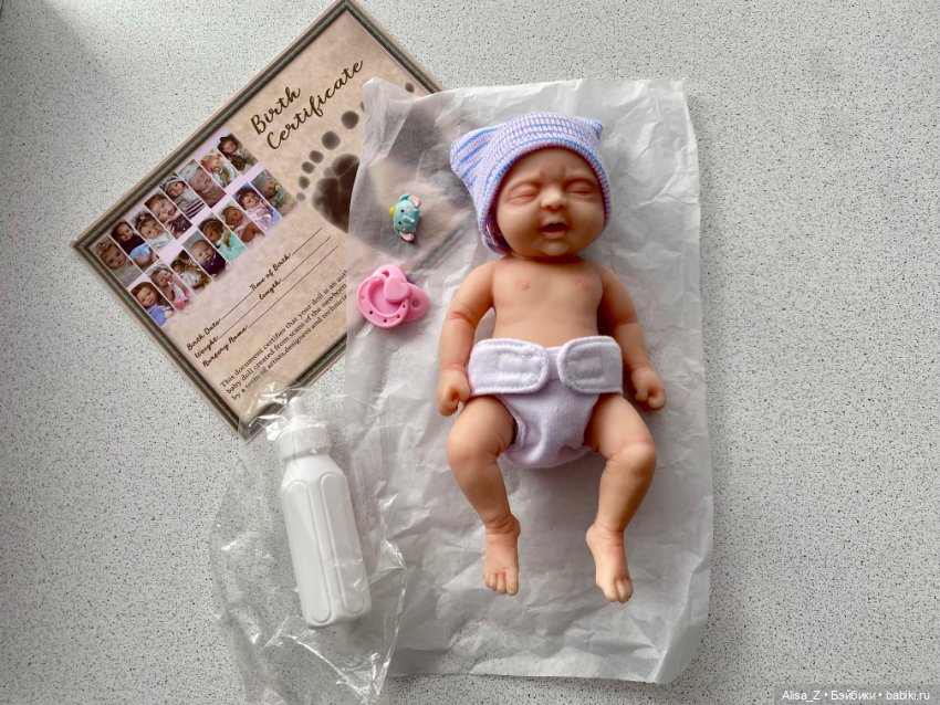 Силиконовый мини реборн — Куклы реборн (фото 3)