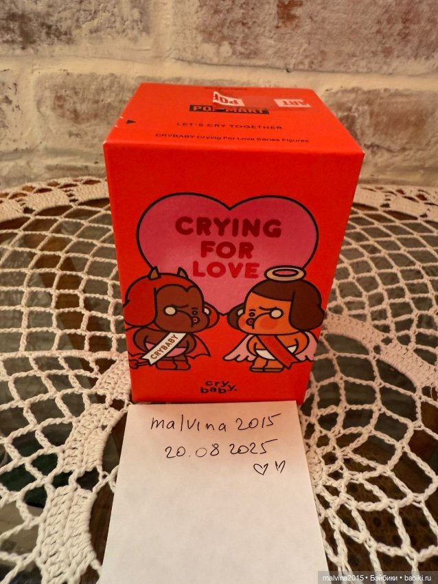 Продаю оллекционная фигурка Cry baby серии «Crying for love