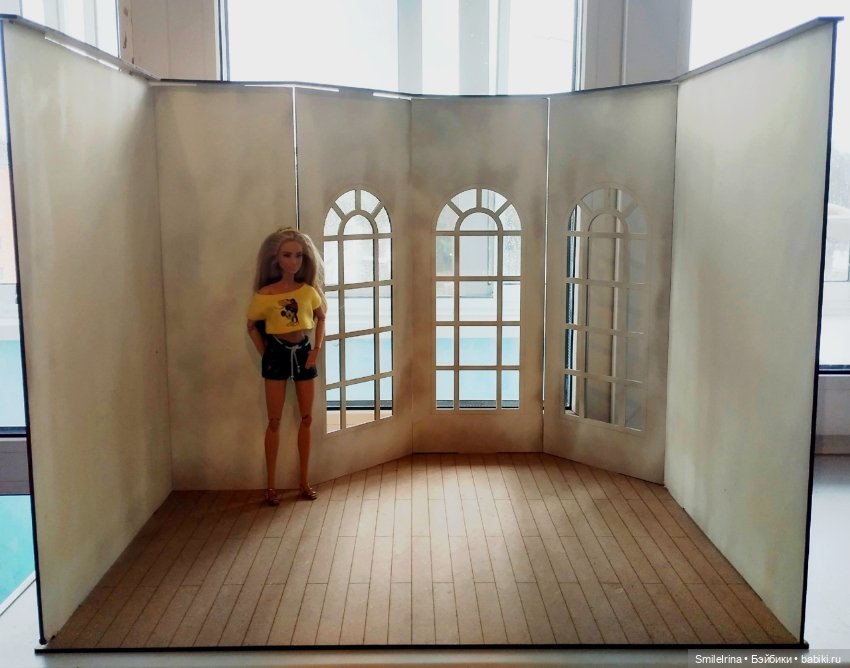 Сборный витражный румбокс для кукол 30 см (фото 2)