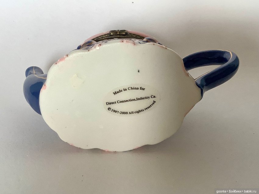 Керамический чайник шкатулка (фото 5)