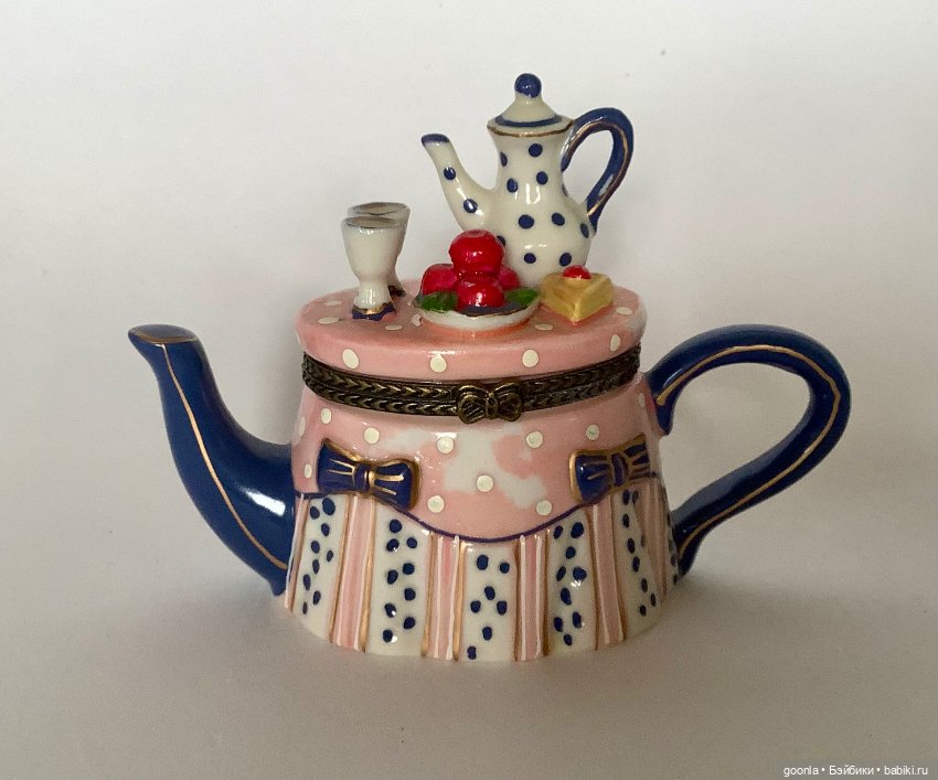 Керамический чайник шкатулка (фото 2)
