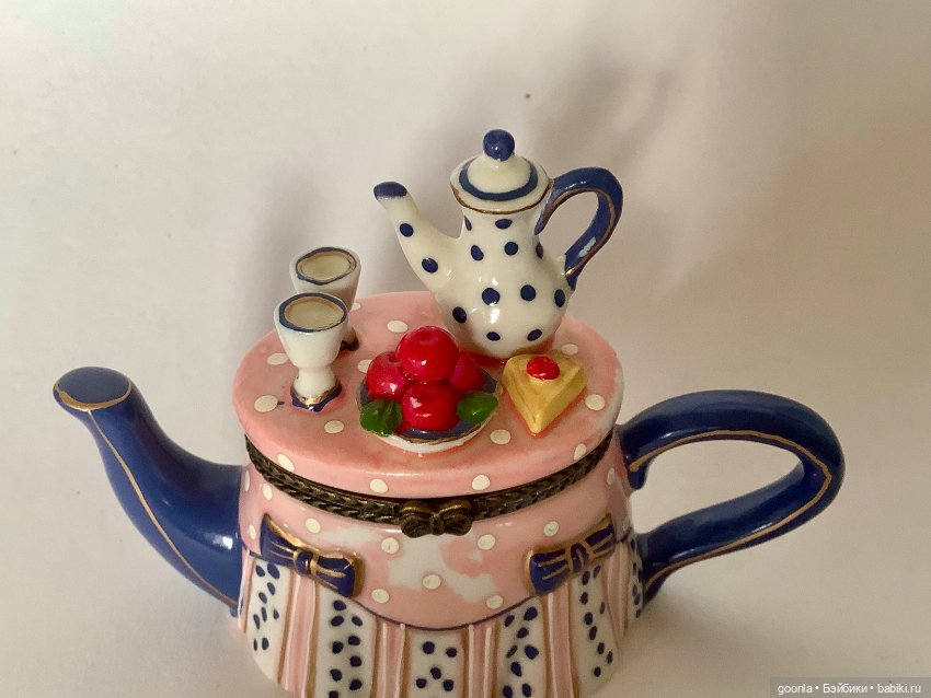 Керамический чайник шкатулка (фото 3)