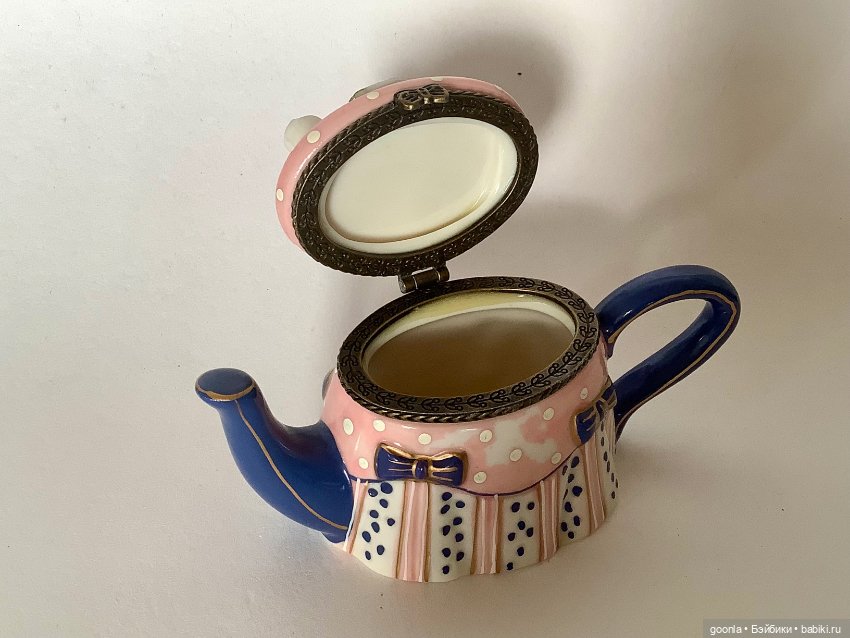 Керамический чайник шкатулка (фото 4)