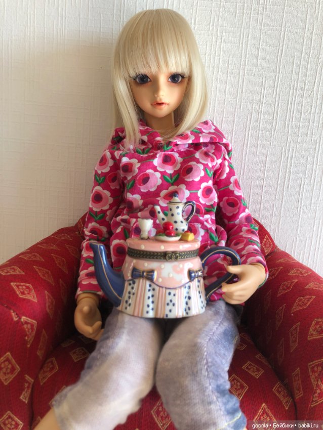 Керамический чайник шкатулка