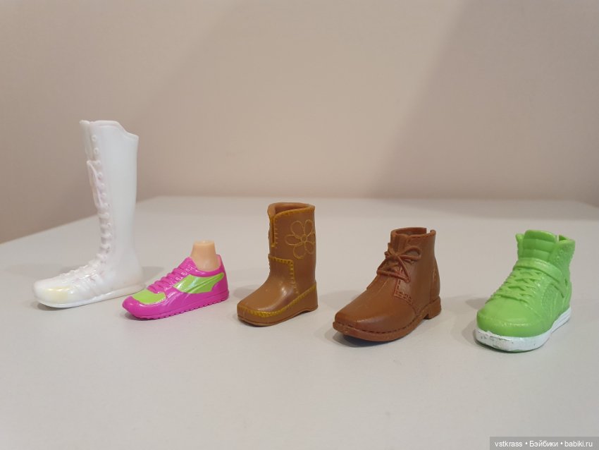 Обувь для кукол Bratz, Moxie, Ken и аналогов (однопарки) (фото 2)